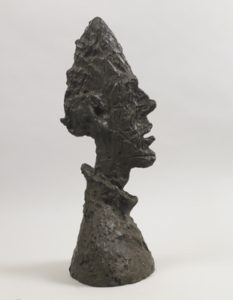 Grande Testa di Diego, Giacometti, 1954. Bronzo patinato.